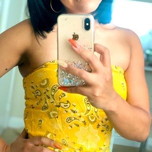 Hollister yellow top